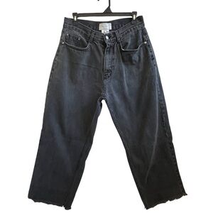 Olive of England 🏴󠁧󠁢󠁥󠁮󠁧󠁿 Black Baggy Relaxed High Rise Wide-Leg Skater Jeans